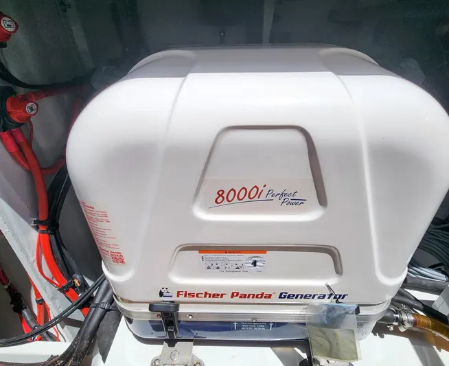 Bonova Yacht Photos Pics Fischer Panda 8000i generator in a 2022 Fountaine Pajot Tanna 47 yacht.