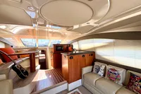 Luxurious interior of 2007 Cruisers Yachts 447 Sport Sedan with modern amenities and stylish decor.