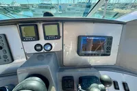2007 Cruisers Yachts 447 Sport Sedan dashboard with navigation equipment and controls.