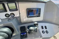 2007 Cruisers Yachts 447 Sport Sedan dashboard with navigation controls and displays.