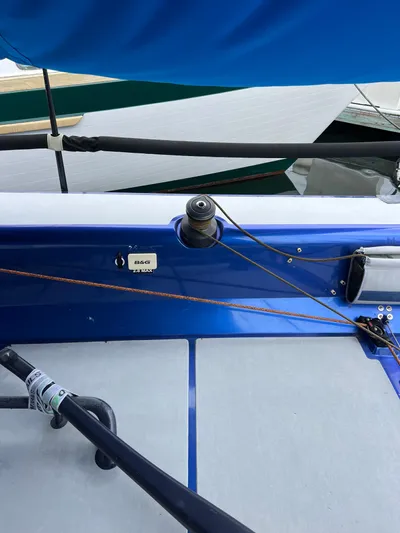 Manifest Yacht Photos Pics 2016 Offshore Racing Van Munster Boats Fred Barrett 35 deck with rigging details.