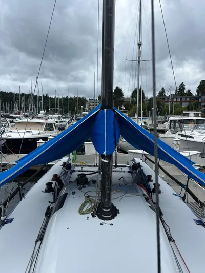 Manifest Yacht Photos Pics 2016 Offshore Racing Van Munster Boats Fred Barrett 35 sailboat docked at marina.