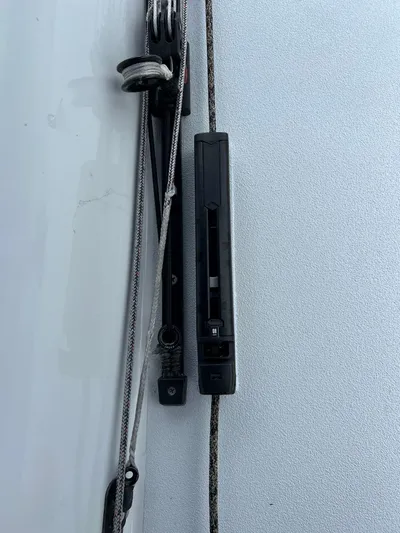 Manifest Yacht Photos Pics Close-up of sailing hardware on a 2016 Offshore Racing Van Munster Boats Fred Barrett 35.