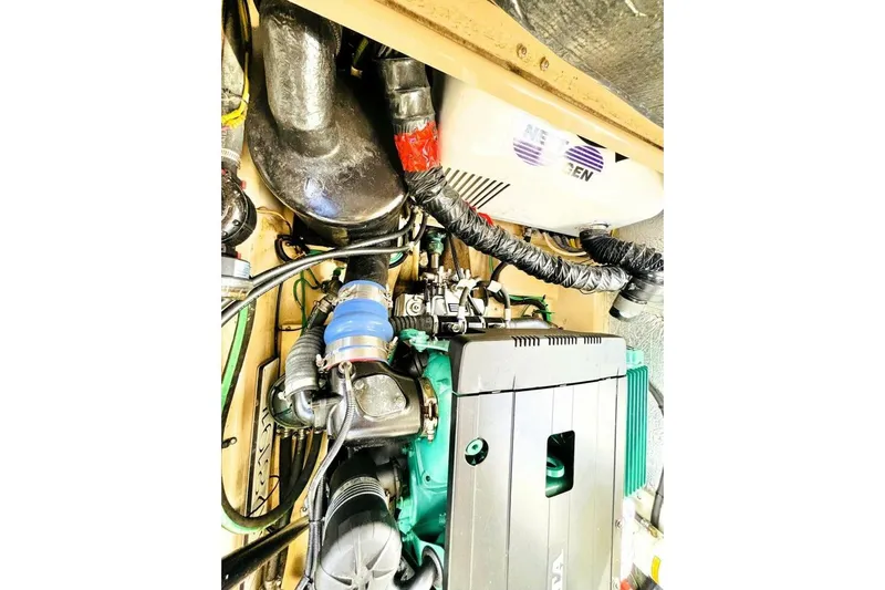  Yacht Photos Pics Engine compartment of 2017 Ranger Tugs R-29S with visible components and wiring.