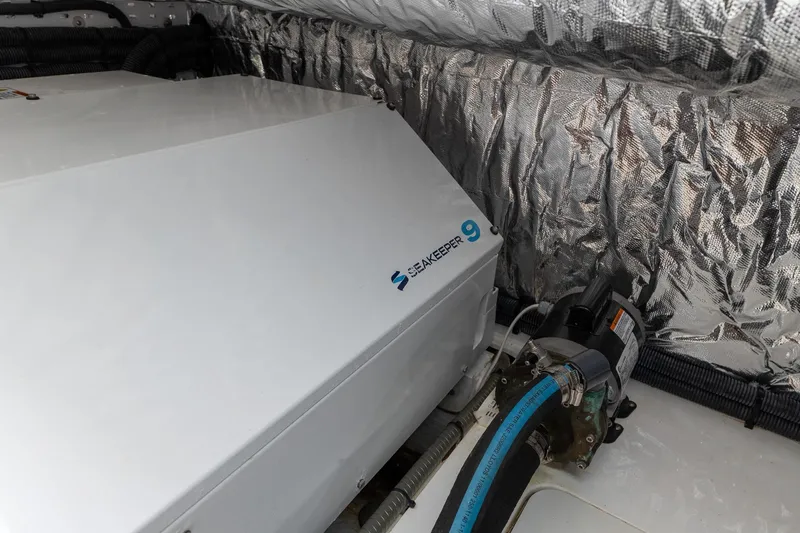 Regent Yacht Photos Pics Seakeeper 9 stabilizer in 2021 Princess S62 yacht engine room.