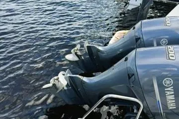 Pawsitive Attitude Yacht Photos Pics Twin Yamaha 200 outboard motors on a 2019 Jeanneau 895NC boat.