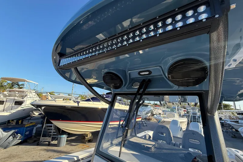  Yacht Photos Pics 2026 Sea Pro 292 DLX boat with advanced lighting and speaker system.