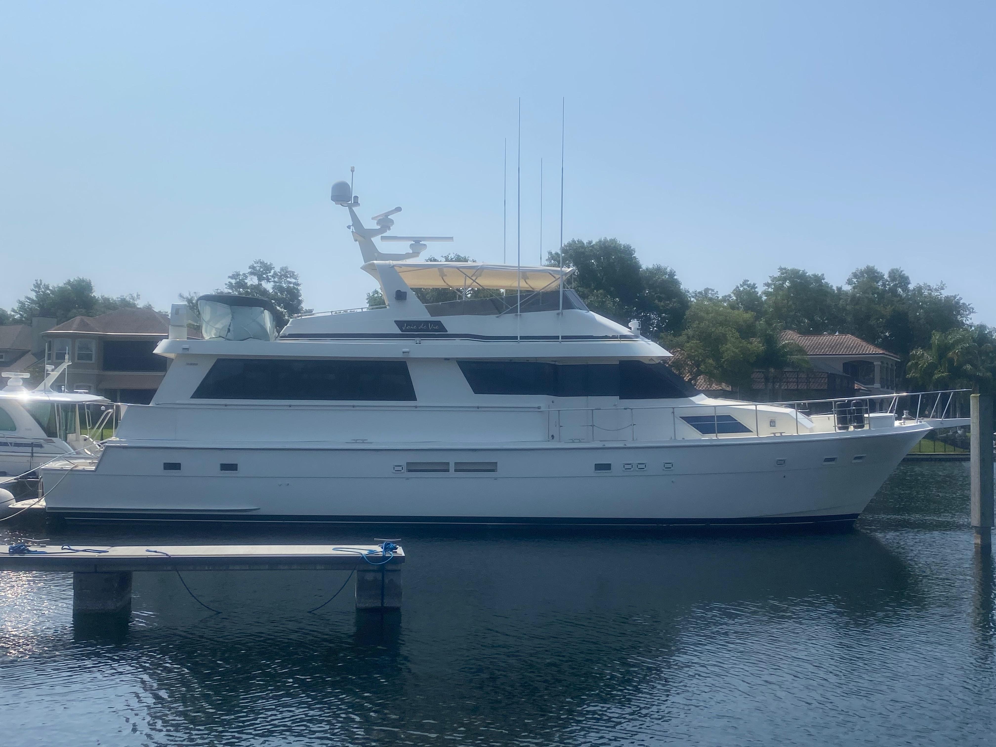 70 ft hatteras cockpit motor yacht for sale