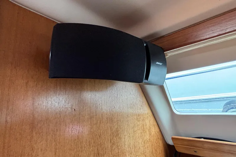  Yacht Photos Pics Bose speaker mounted inside a 2006 Catalina 42 MkII sailboat cabin.