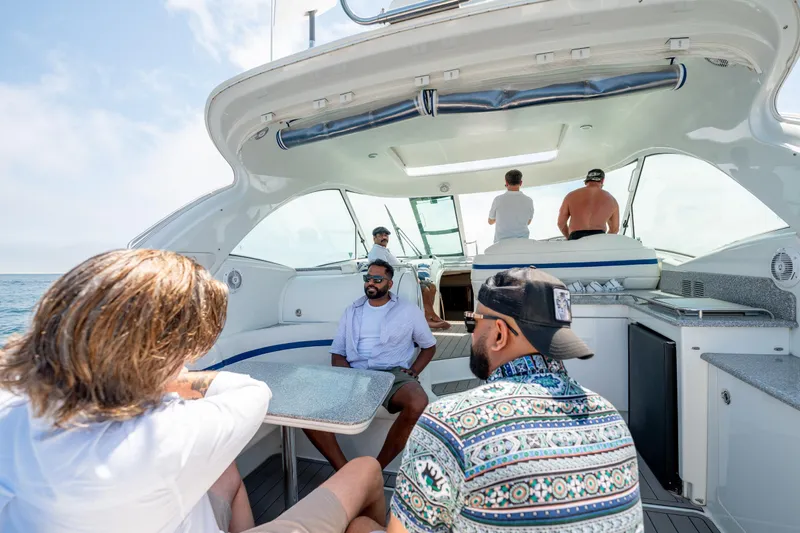 Baja 22 With Dry Storage In Cabo San Lucas Yacht Photos Pics People relaxing on a 2007 Formula 45 Yacht, enjoying a sunny day at sea.
