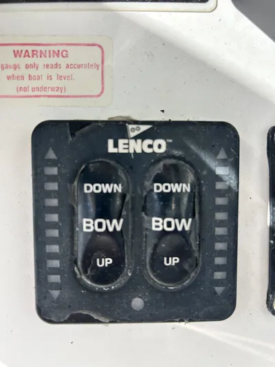 Crank It Up Yacht Photos Pics Lenco control panel on 2006 Boston Whaler 320 Outrage.