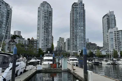 Sunseeker 50' Slip at Quayside Marina - Vancouver BC