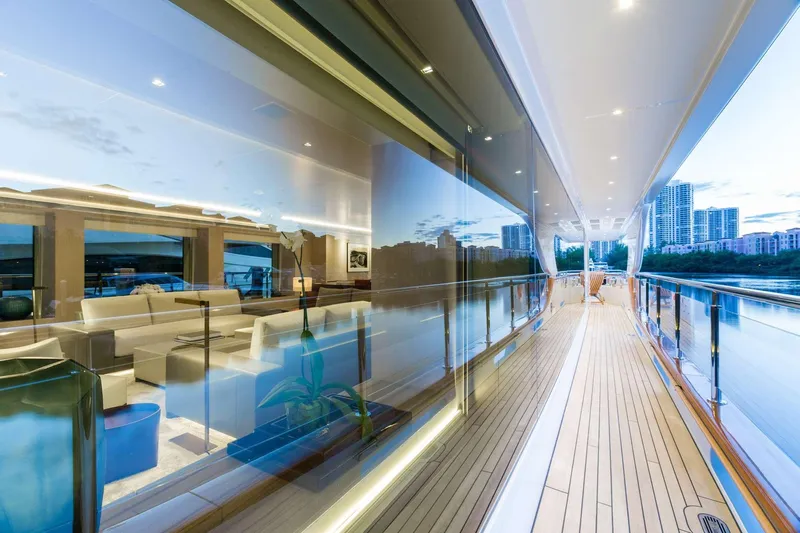 Mr. D Yacht Photos Pics Luxurious 2015 Benetti 140 yacht with sleek deck and elegant interior design.