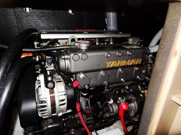 Aita Pea Pea III Yacht Photos Pics Yanmar engine in 2020 Beneteau Oceanis 46.1 sailboat, detailed view.