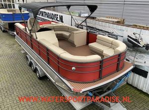 2022 Pontoonboot 25FT 3-Tubes Red