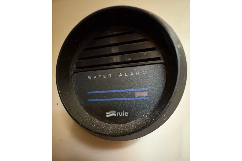 Sea Fever IV Yacht Photos Pics Water alarm gauge on Catalina 355, 2022 model, displaying Rule brand.