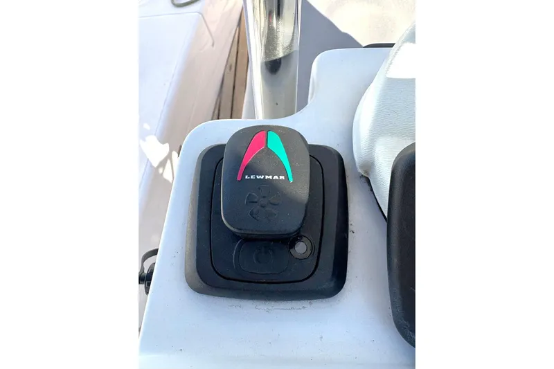 Sea Fever IV Yacht Photos Pics Lewmar control panel on 2022 Catalina 355 sailboat deck.