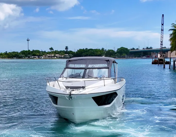  Yacht Photos Pics Luxury Absolute 40 yacht cruising in clear blue waters, 2014 model.