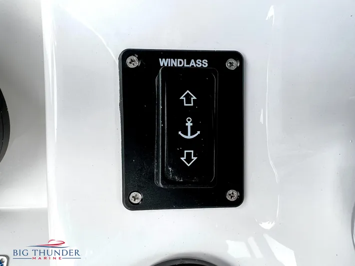  Yacht Photos Pics Windlass control panel on a 2023 Fountain 38 TE boat by Big Thunder Marine.