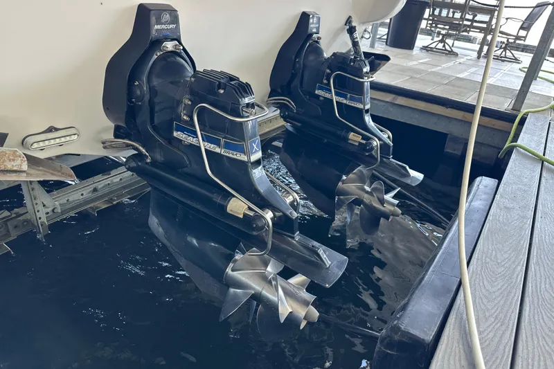  Yacht Photos Pics 2018 Formula 370 Super Sport boat with dual Mercury SeaCore Bravo engines.