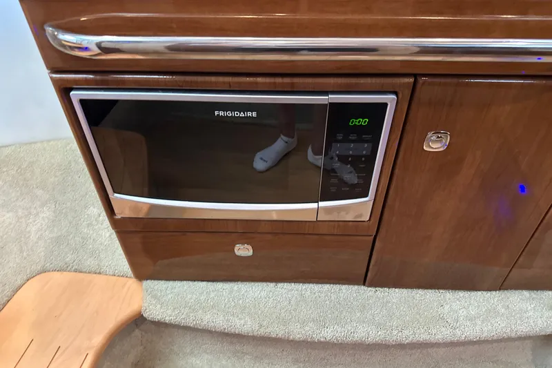  Yacht Photos Pics Frigidaire microwave in 2018 Formula 370 Super Sport yacht kitchen.