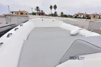 2019 Capelli Tempest 1000 Open boat with spacious deck and modern design.