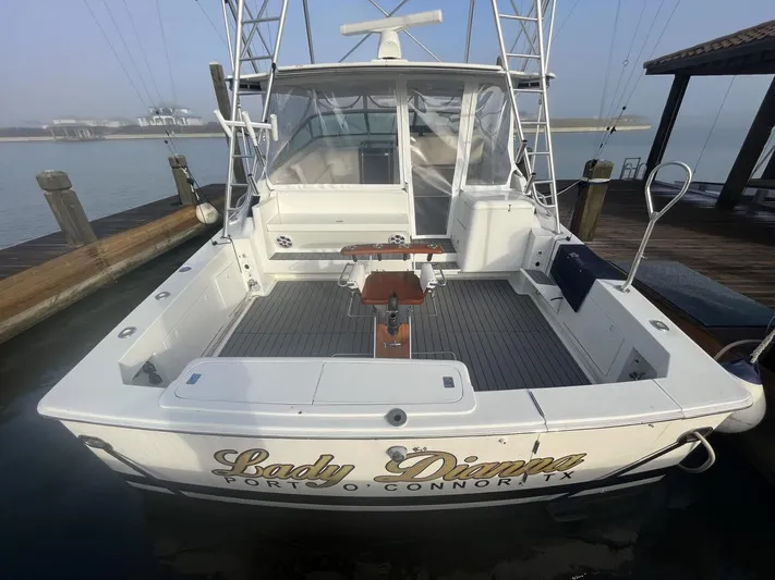 Lady Dianna Yacht Photos Pics 1993 Bertram 46 Moppie boat Lady Dianna docked at Port O'Connor, TX.