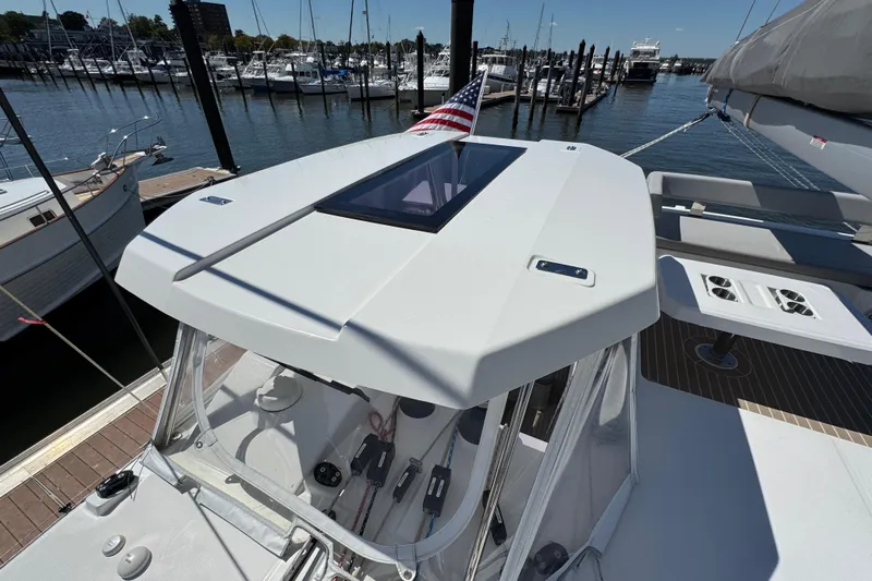 Jolly Time Yacht Photos Pics 2021 Leopard 42 yacht at marina, showcasing sleek design and modern features.