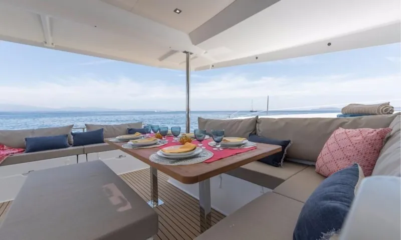 Cerebral Seabatical Yacht Photos Pics FP Saona 47 Factory Provided Brochure Photo