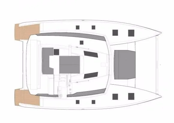 Cerebral Seabatical Yacht Photos Pics Fountaine Pajot Saona 47 Deck Layout Plan