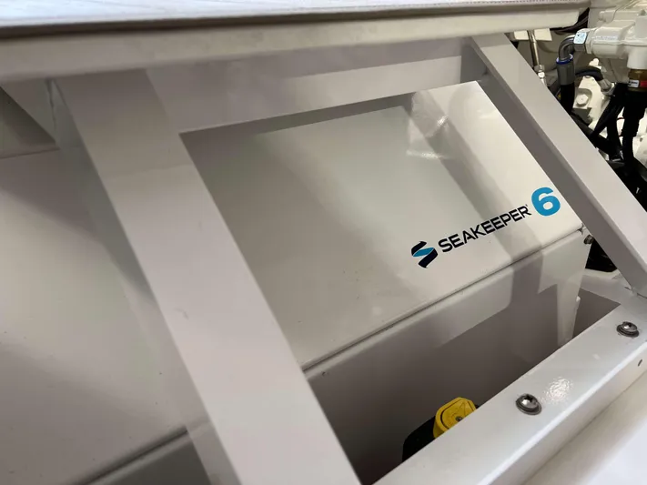  Yacht Photos Pics Seakeeper 6 stabilizer on 2021 Henriques 42 Express Hardtop Bridge boat.