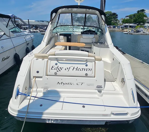  Yacht Photos Pics 2013 Sea Ray 310 Sundancer boat named "Edge of Heaven" docked in Mystic, CT.