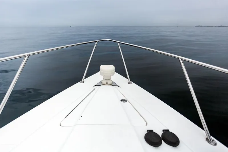 Pressin Paws Yacht Photos Pics 2008 Fountain - Bow