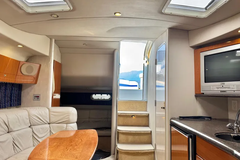  Yacht Photos Pics Interior of 2003 Formula 37 Performance Cruiser with modern amenities and comfortable seating.