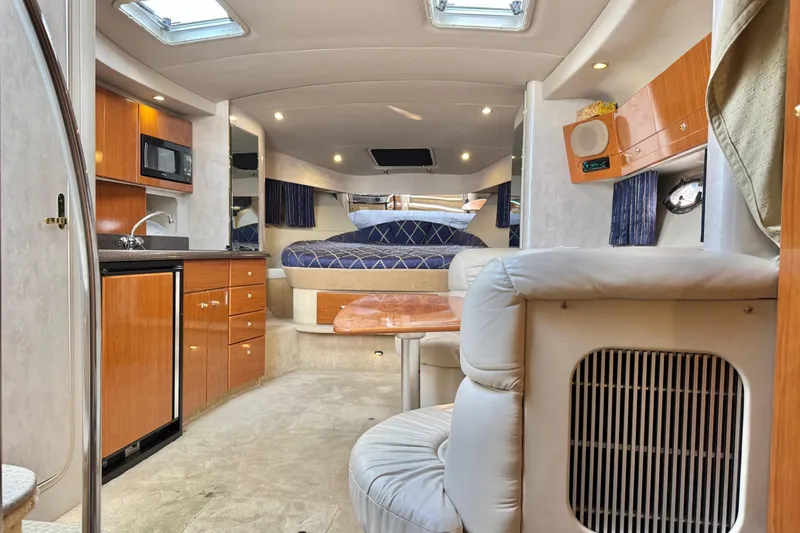  Yacht Photos Pics Luxurious interior of a 2003 Formula 37 Performance Cruiser with modern amenities.