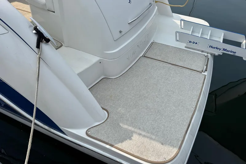  Yacht Photos Pics 2003 Formula 37 Performance Cruiser swim platform with Hurley Marine accessories.