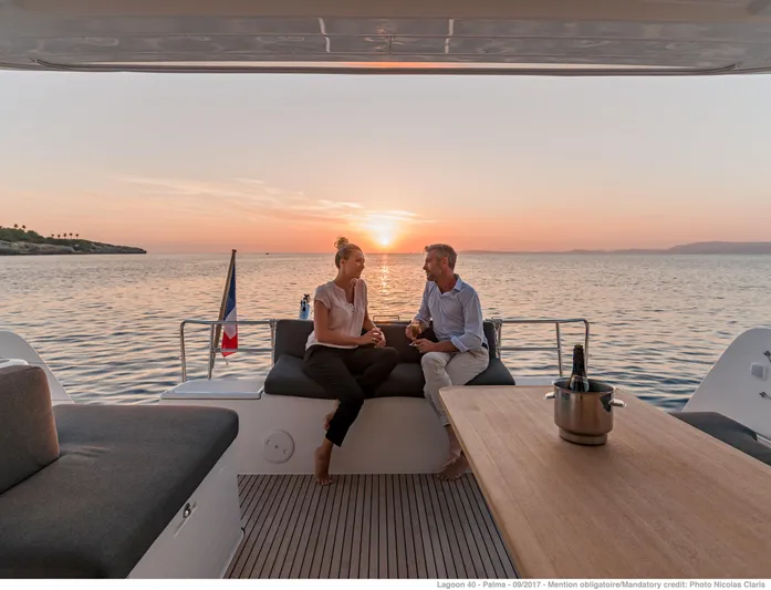 Land For Sail Yacht Photos Pics Manufacturer Provided Image: Lagoon 40 Cockpit