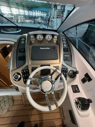  Yacht Photos Pics 2013 Sessa Marine C 48 yacht helm with advanced navigation controls.