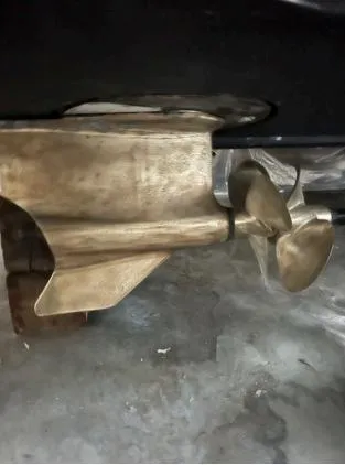  Yacht Photos Pics Propeller of a 2013 Sessa Marine C 48 yacht.