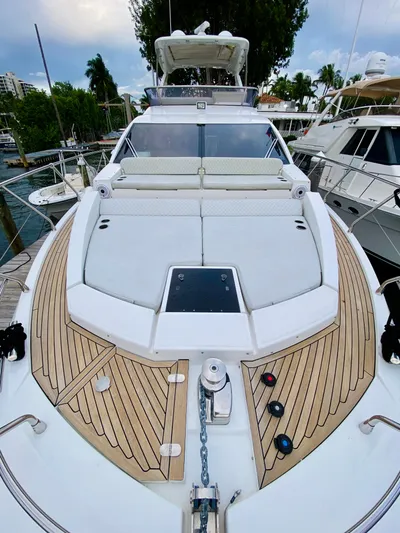 Ivy Therapy Yacht Photos Pics 2015 Azimut 50 yacht with sleek deck design and luxurious seating.