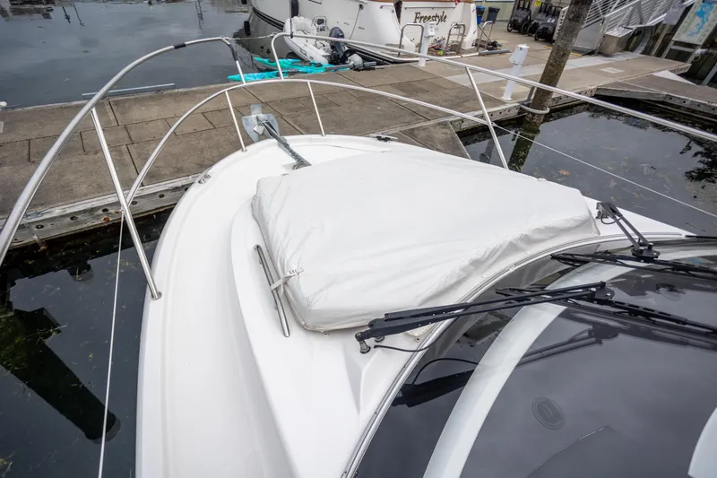 Myrt Yacht Photos Pics 2016 Jeanneau NC9 boat bow view at marina dock.