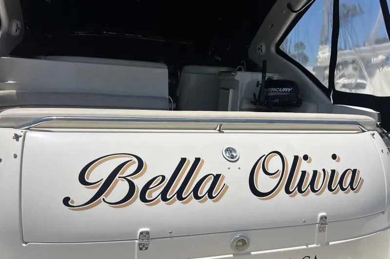 Bella Olivia Yacht Photos Pics 2000 Regal Commodore 4160 boat named "Bella Olivia" with Mercury engine.