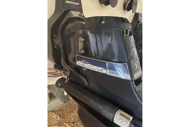 Gratitude Yacht Photos Pics 2015 Formula 350 Sun Sport MerCruiser Seacore Bravo Three engine detail.