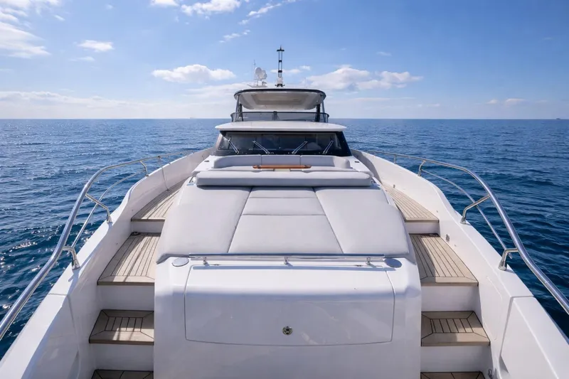 Sea Star Yacht Photos Pics Azimut Grande 26M 2025 - Bow Sunpad