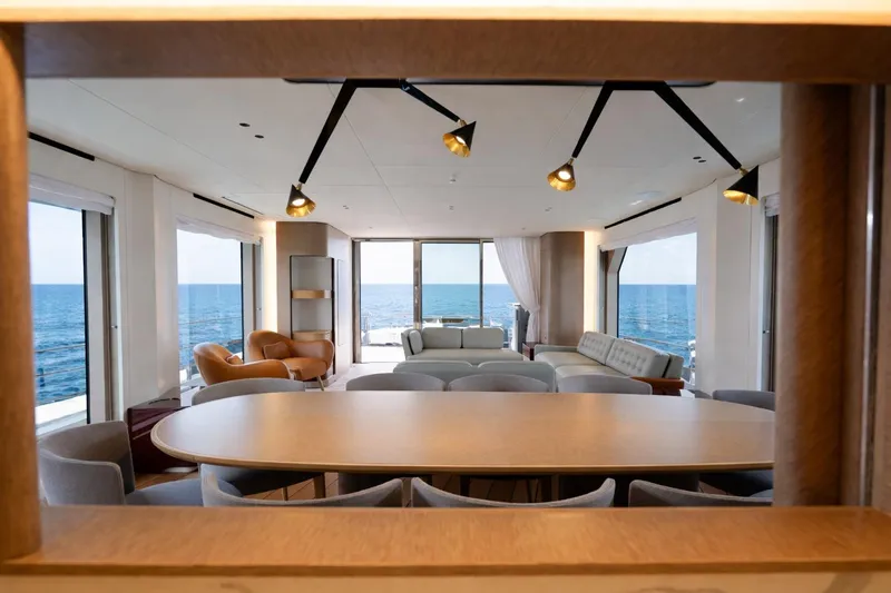 Sea Star Yacht Photos Pics Azimut Grande 26M 2025 - Main Dining and Salon