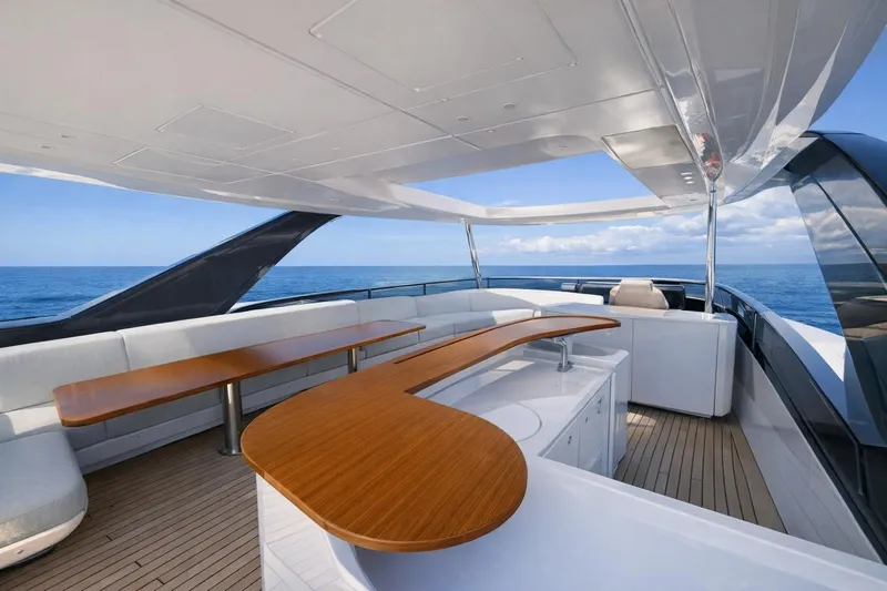 Sea Star Yacht Photos Pics Azimut Grande 26M 2025 - Upper Deck Wetbar
