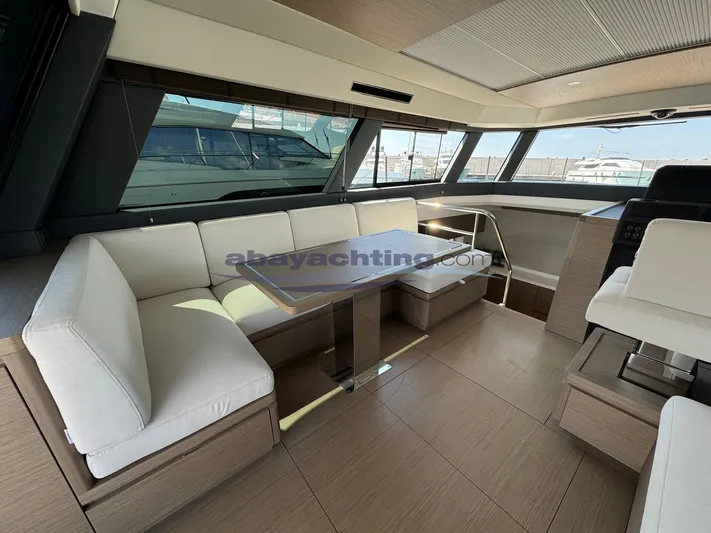  Yacht Photos Pics Luxurious interior of 2022 Pardo Yachts GT52 with elegant seating and panoramic windows.