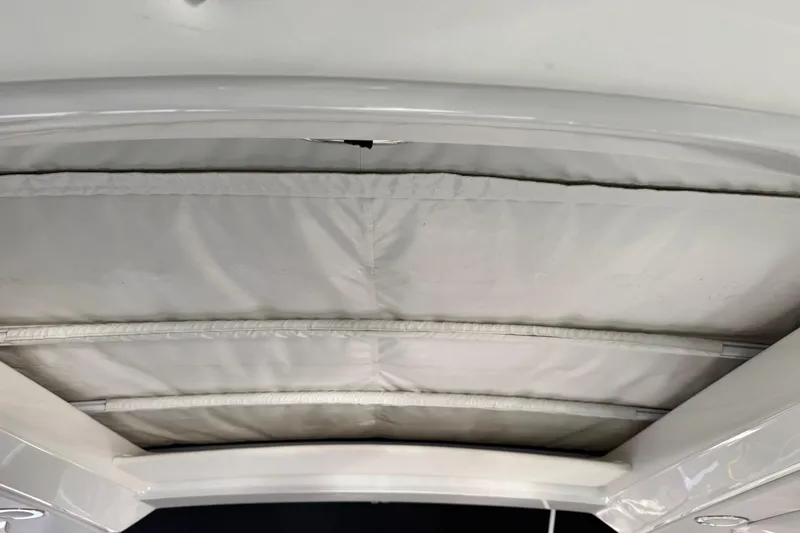  Yacht Photos Pics 2021 Formula 350 Crossover Bowrider I/O interior roof detail, showcasing sleek design.