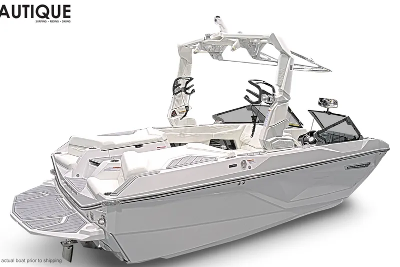  Yacht Photos Pics 2026 Nautique Super Air Nautique G21 boat, sleek design, white exterior, advanced features.