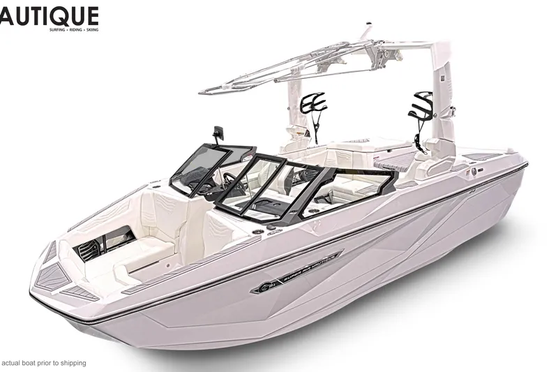  Yacht Photos Pics 2026 Nautique Super Air Nautique G21 boat, sleek design, white exterior, advanced features.